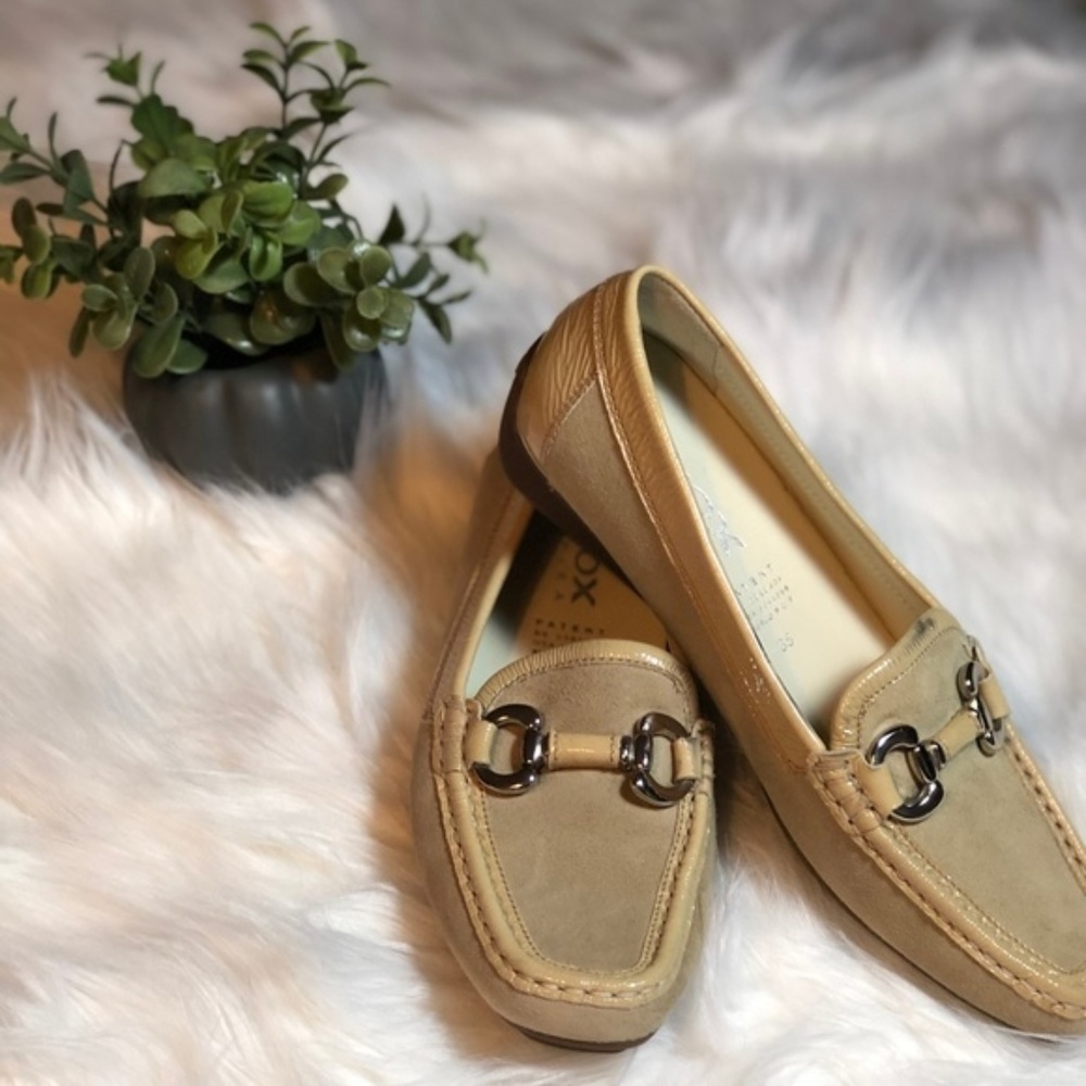 Geox Respira Leather Slip-ons Loafers Size 35